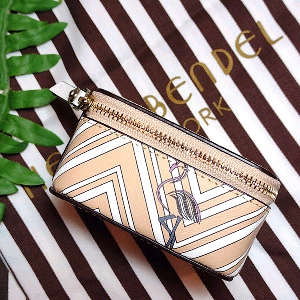 Rare Henri Bendel Flamingo travel jewelry case - Picture 7 of 10